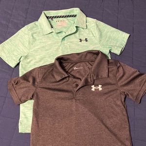 Under Armour boys golf shirts.
